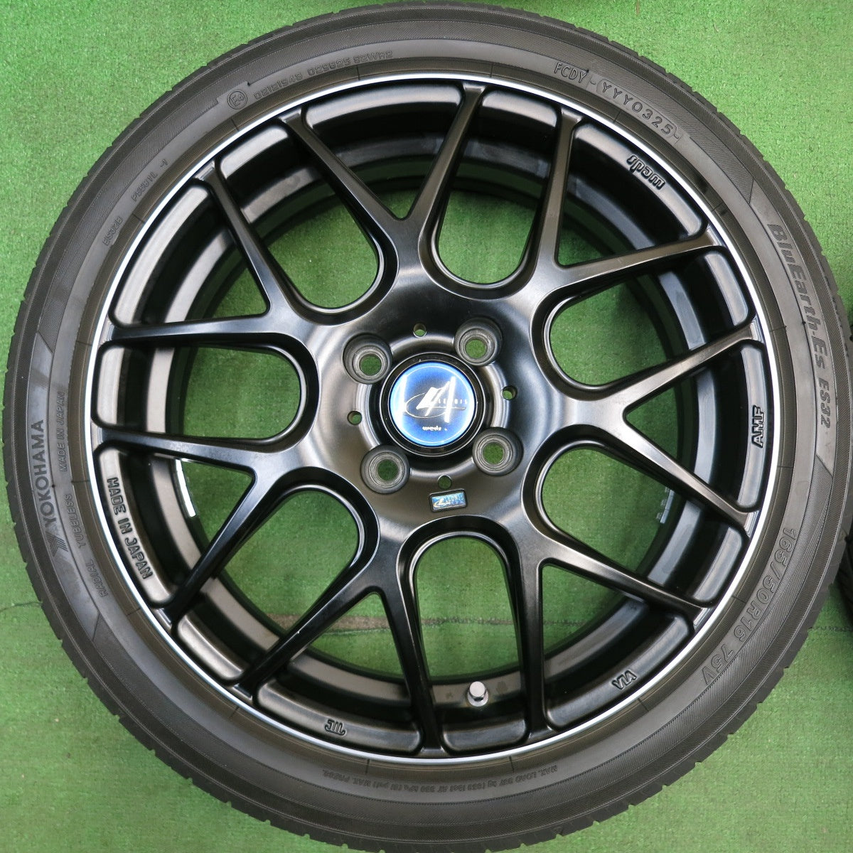 キレイ！25年★LEONIS NAVIA 06 165/50R16 ヨコハマ BluEarth-ES ES32 レオニス ナヴィア 16インチ ブルーアース 軽サイズ PCD100/4H★6041212HAノ