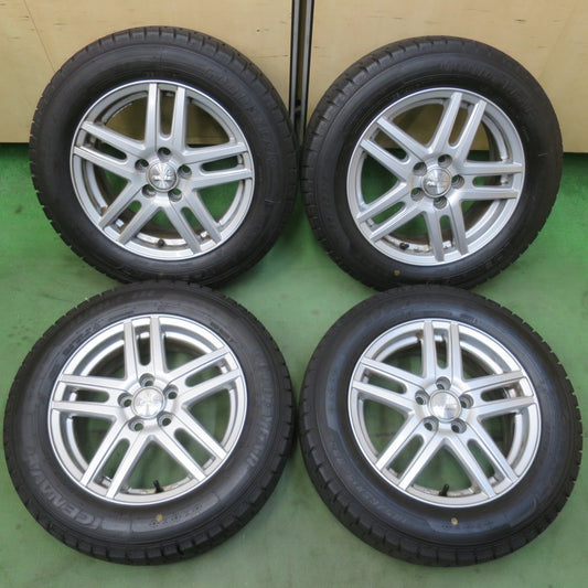 ほぼ未使用！23年★プリウス 等 185/65R15 スタッドレス グッドイヤー アイスナビ7 ravrion ラブリオン 15インチ PCD100/5H★6031404イス