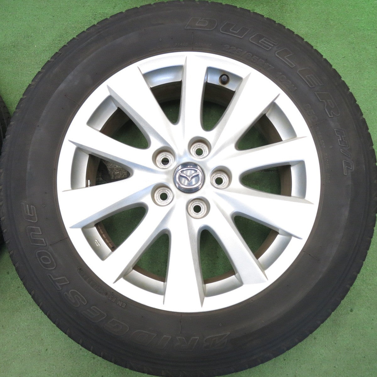 キレイ◎マツダ CX-5 純正 225/65R17 ブリヂストン デューラー H/L 850 ヨコハマ ジオランダー SUV 17インチ CX5 PCD114.3/5H◎6081606HAノ