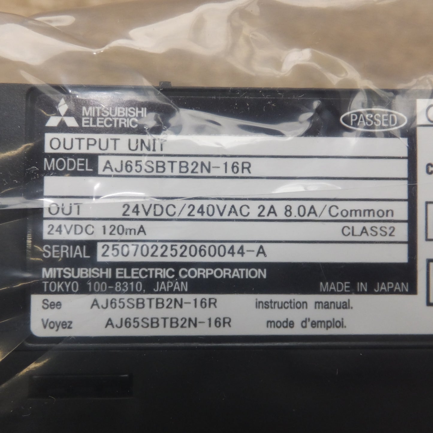 [送料無料] 未使用★三菱 MITSUBISHI CC-Link システム 小形タイプ リモート I/O ユニット AJ65SBTB2N-16R★