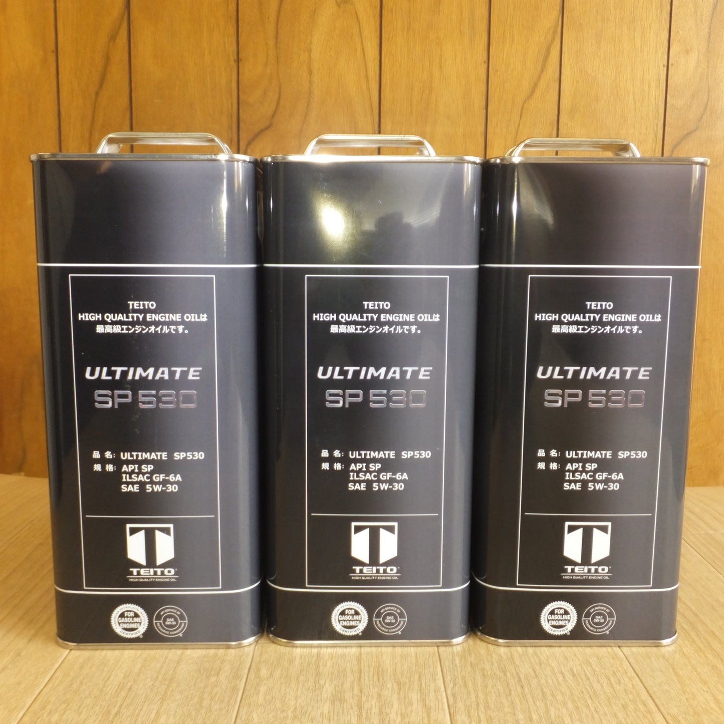 [送料無料] 未使用★帝都産業 TEITO 四輪車専用エンジンオイル 5W-30 ULTIMATE SP530 4L　3缶 セット★