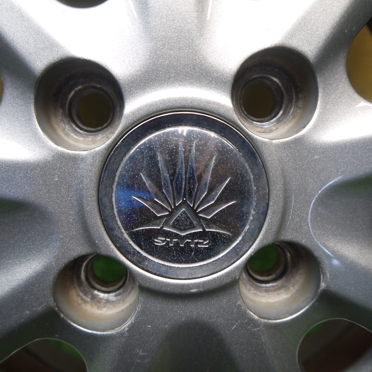 バリ溝！23年！8.5分◎スタッドレス 155/65R13 グッドイヤー アイスナビ7 STYTZ 社外 アルミ 13インチ PCD100/4H◎6092903Hス