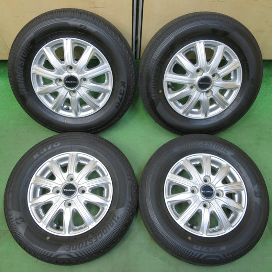キレイ！23年★145/80R12 80/78N ブリヂストン K370 BALMINUM バルミナ 12インチ PCD100/4H★5052203イノ