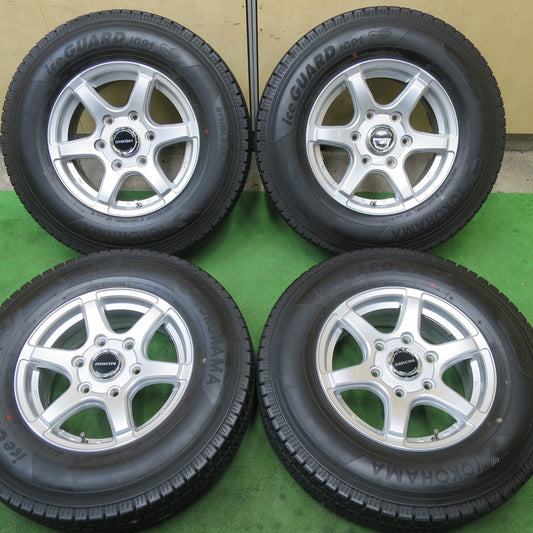 バリ溝！22年！キレイ！9.5分★スタッドレス 195/80R15 107/105L ヨコハマ アイスガード iG91 BISON バイソン 15インチ PCD139.7/6H★5062803TTス