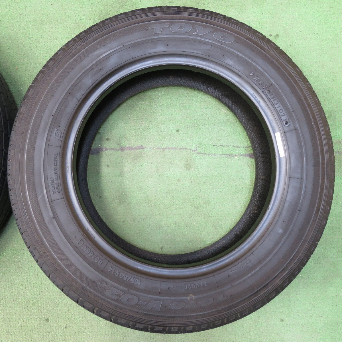 バリ溝！23年！9分★155/80R14 88/86N トーヨー V-02e タイヤ 14インチ プロボックス サクシード 等★5102003イノタ