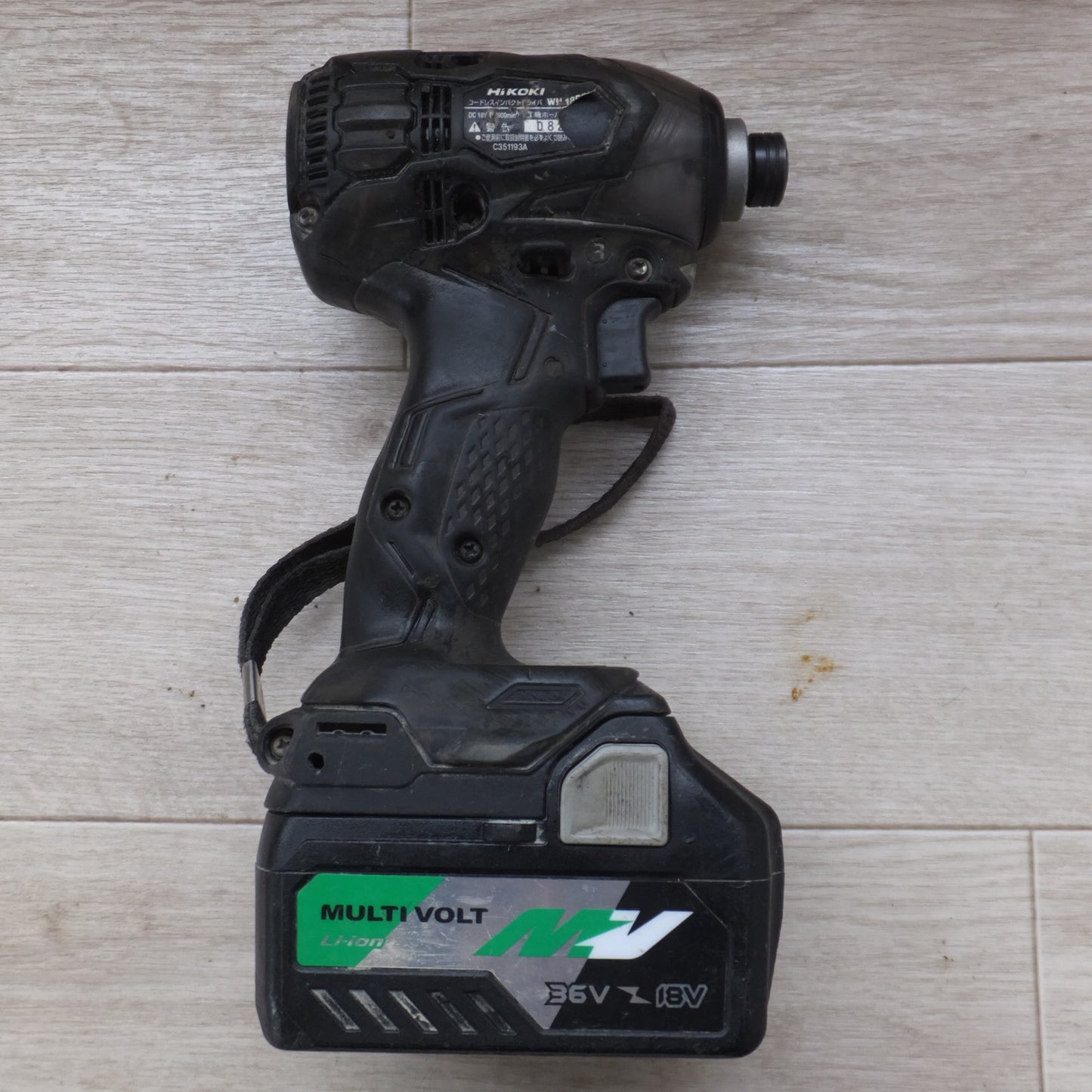 [送料無料] ★ハイコーキ HiKOKI コードレスインパクトドライバ WH18DDL2(?)　蓄電池 BSL36A18　セット★
