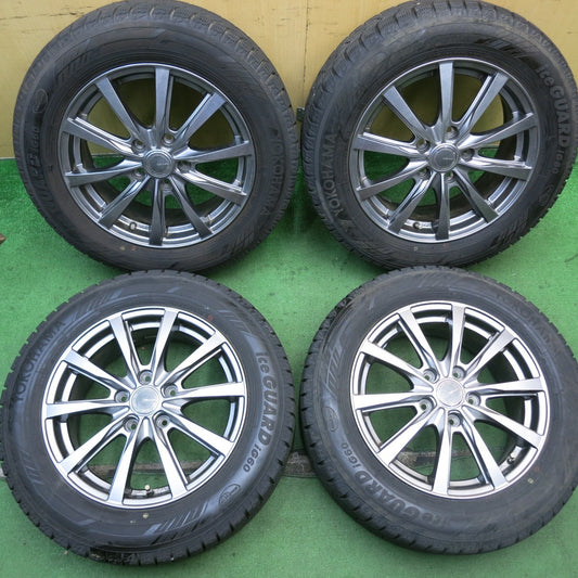 バリ溝！21年！キレイ！9.5分以上★スタッドレス 205/60R16 ヨコハマ アイスガード iG60 GRASS グラス 16インチ PCD114.3/5H★5081304AKス