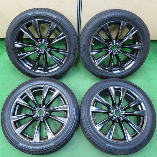 センサー付 バリ溝 21年 綺麗 9.5分★レクサス NX Fスポーツ 純正 235/50R20 スタッドレス BS RFT PCD114.3/5H★4072107イス