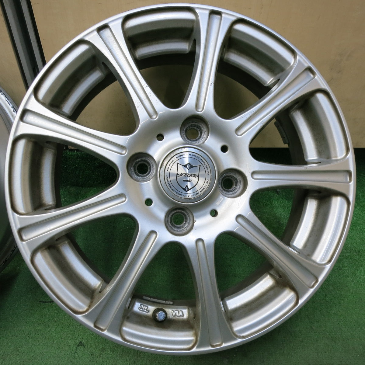 4本価格★JOKER weds 14インチ ホイール ジョーカー 14×4.5J PCD100/4H★5051308SYホ