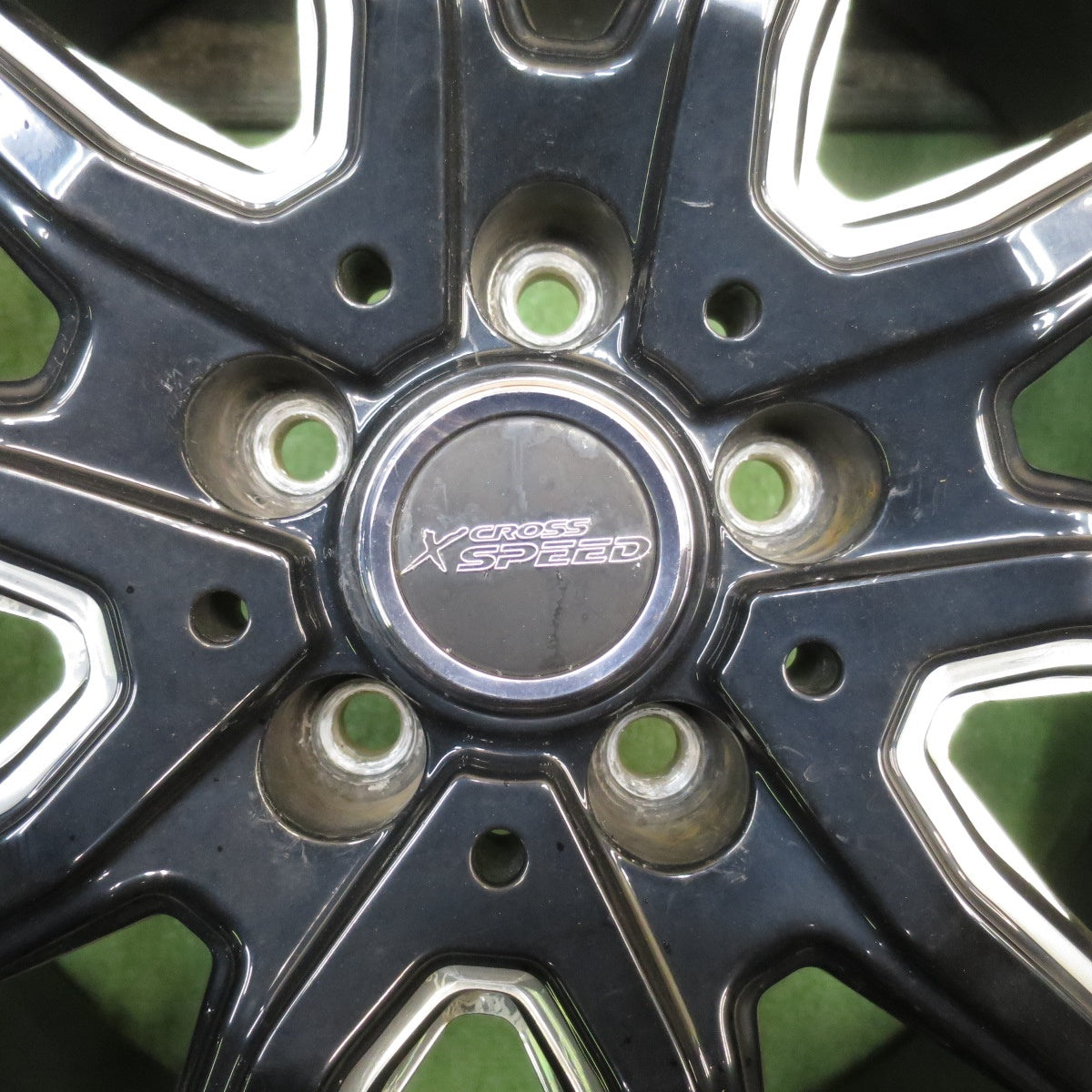 バリ溝！8.5分★XV フォレスター 等 225/55R18 スタッドレス ブリヂストン ブリザック DM-V2 X CROSS SPEED クロススピード 18インチ PCD100/5H★5091901NJス