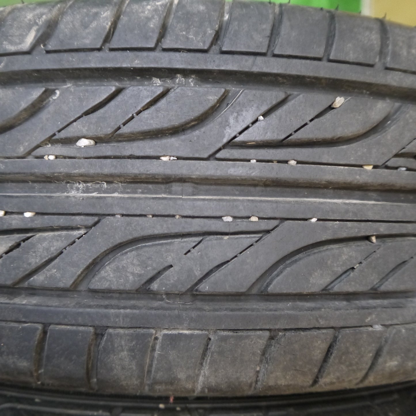 バリ溝！21年！9.5分★ダイハツ L750S ネイキッド 純正 165/55R14 グッドイヤー イーグル LS2000 hybrid2 14インチ PCD100/4H★5080103Hノ