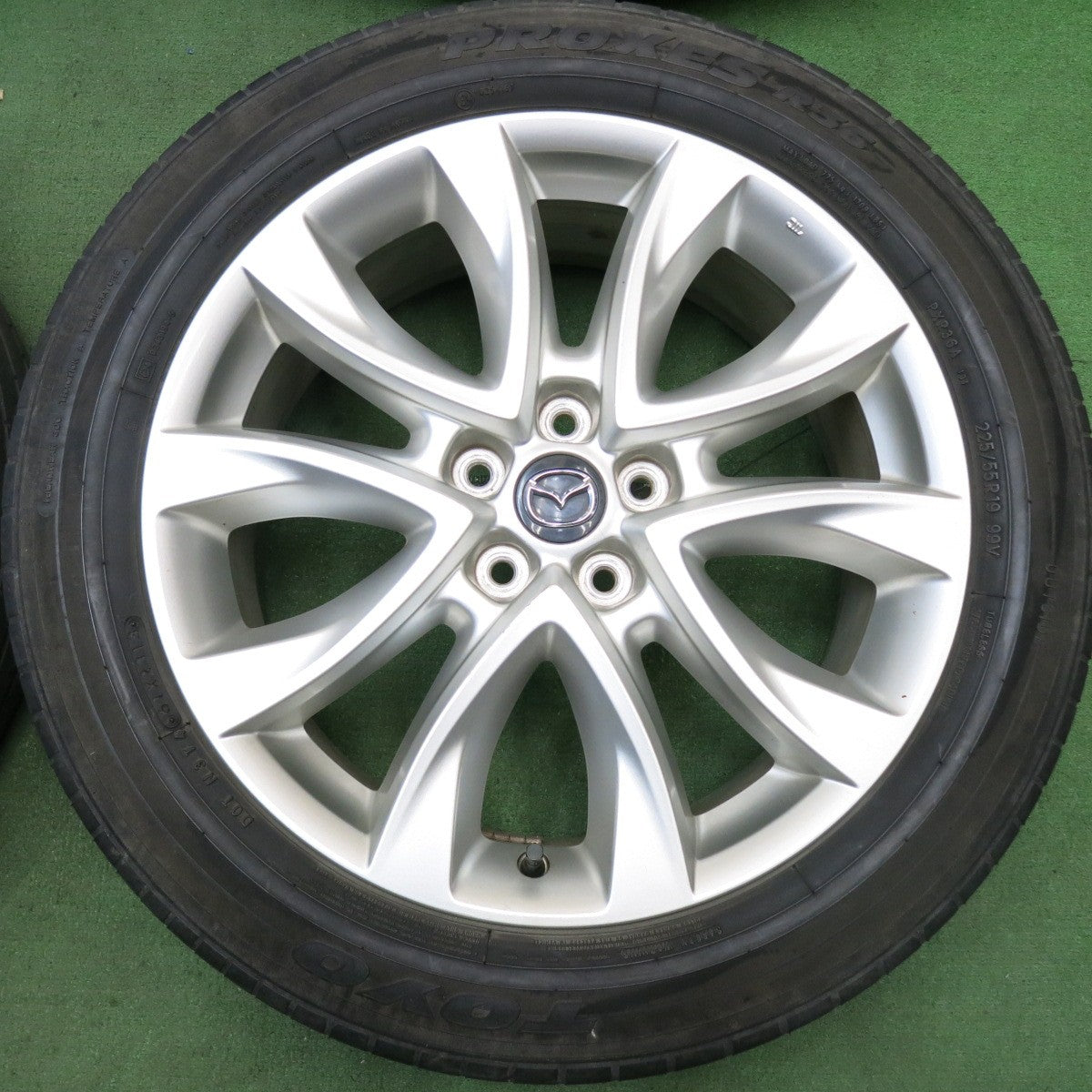 4本価格★マツダ CX-5 純正 225/55R19 トーヨー プロクセス R36 19インチ CX5 PCD114.3/5H★5072609HAノ