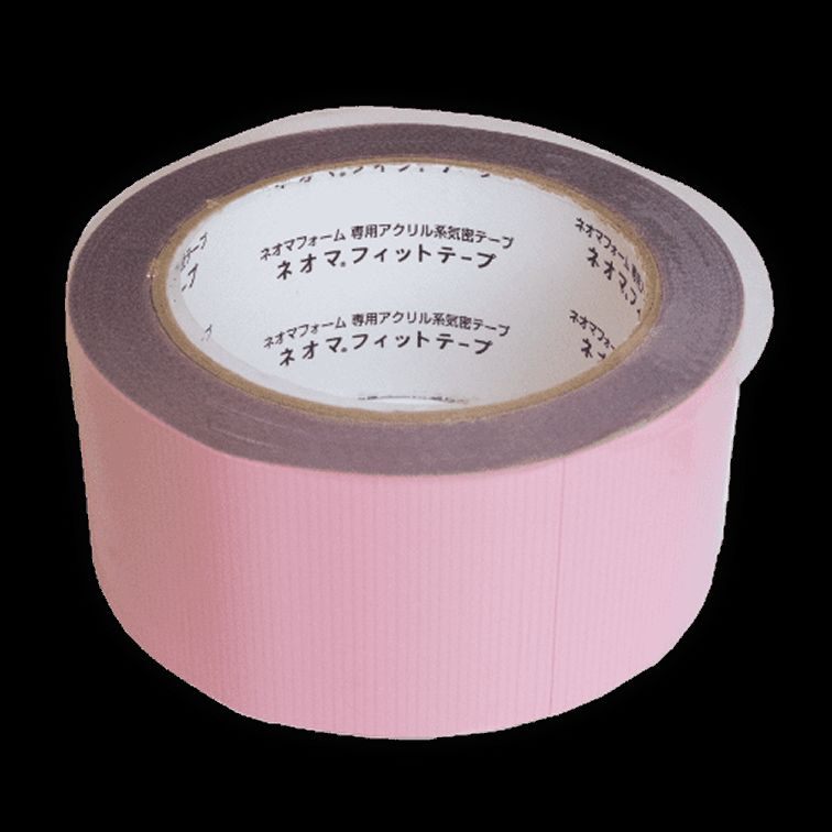 [送料無料] 未使用！30巻入り☆旭化成 ネオマ フィット テープ S-50 50mm×20m ネオマ フォーム 専用 アクリル 気密 テープ ②☆