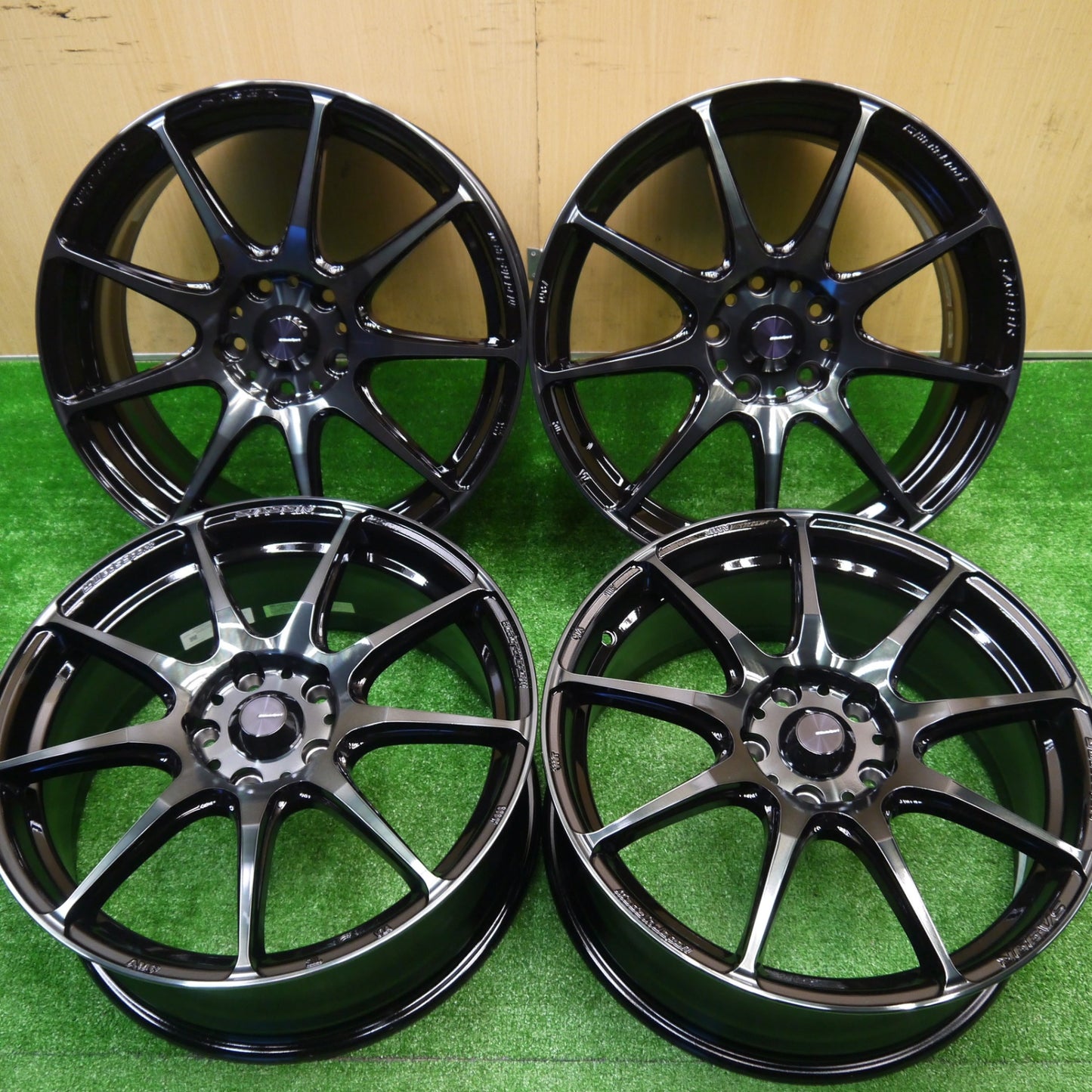 未使用！付属品付き★Weds Sport SA-99R 18インチ ホイール 18×7.5J ウェッズスポーツ PCD114.3/5H★5101401Hホ