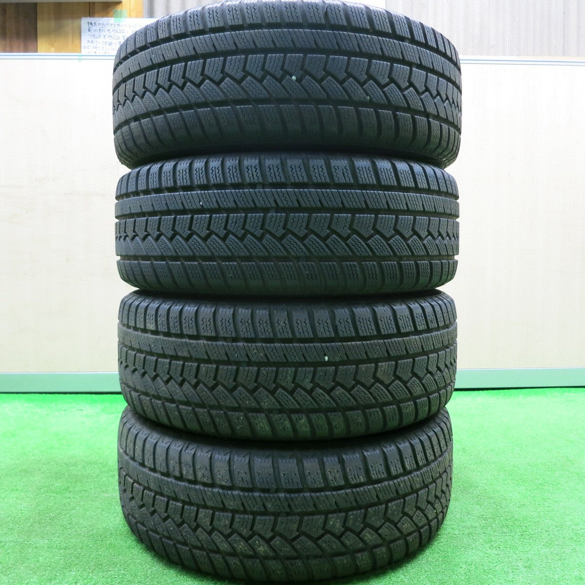 [送料無料] バリ溝！20年！9分★レガシィ等 205/55R16 スタッドレス ハイフライ Win-turi 212 Verthandi ヴェルサンディ ヴェルザンディ PCD100/5H★4093001HAス