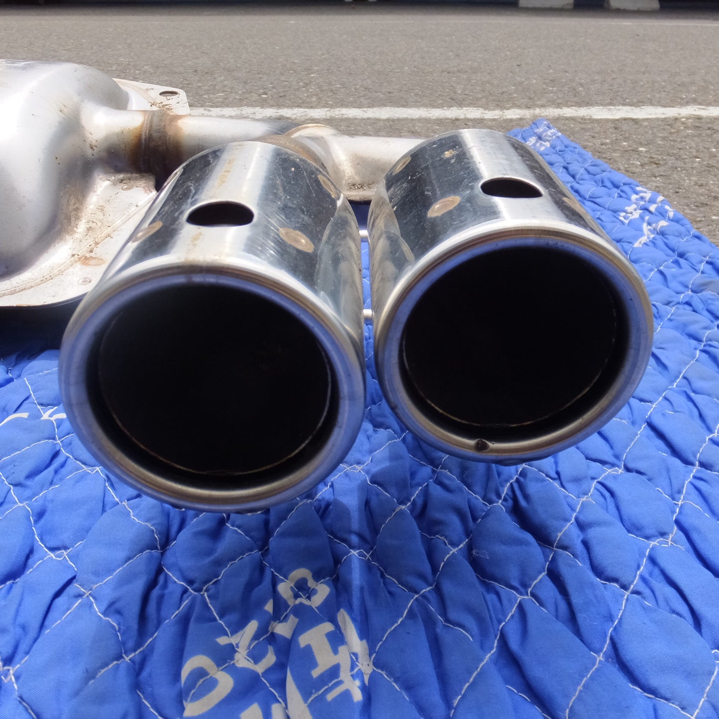 [送料無料] 岐阜発 現状品★フィアット FIAT アバルト ABARTH 純正 124 スパイダー リアピース マフラー MOPAR A403★