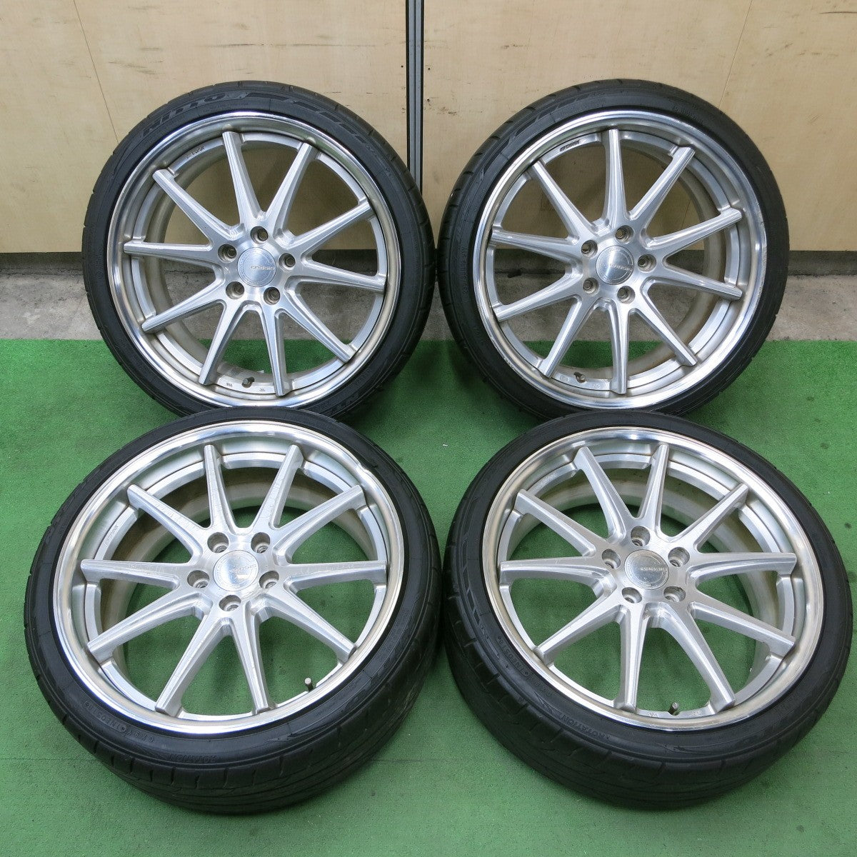 4本価格★WORK GNOSIS GV1 235/35R19 ニットー NT555 G2 ワーク グノーシス 19インチ PCD114.3/5H★5040202ナノ