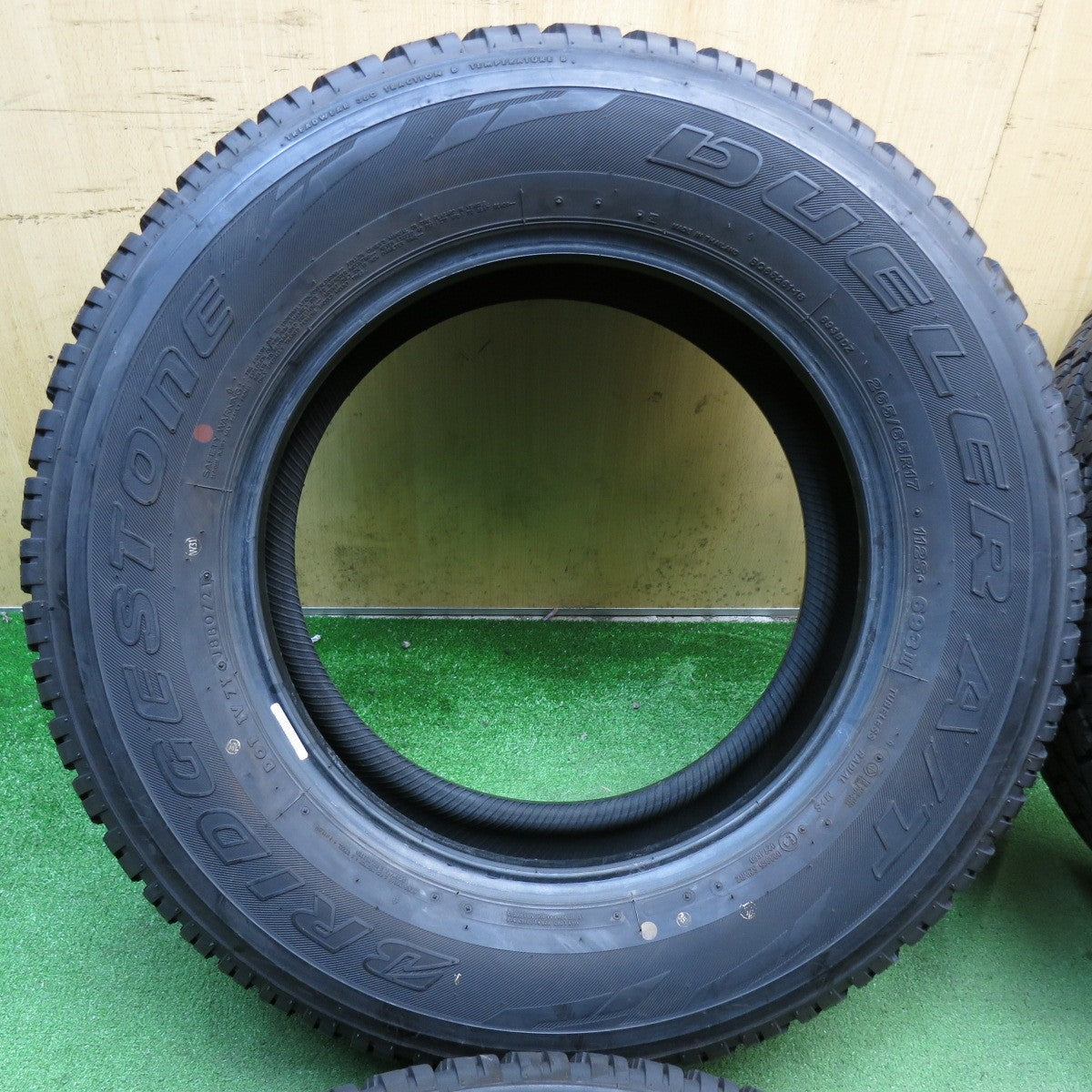 バリ溝！9.5分◎265/65R17 ブリヂストン デューラー A/T 693Ⅲ タイヤ 17インチ ランクル プラド ハイラックス 等◎6092302KKノタ