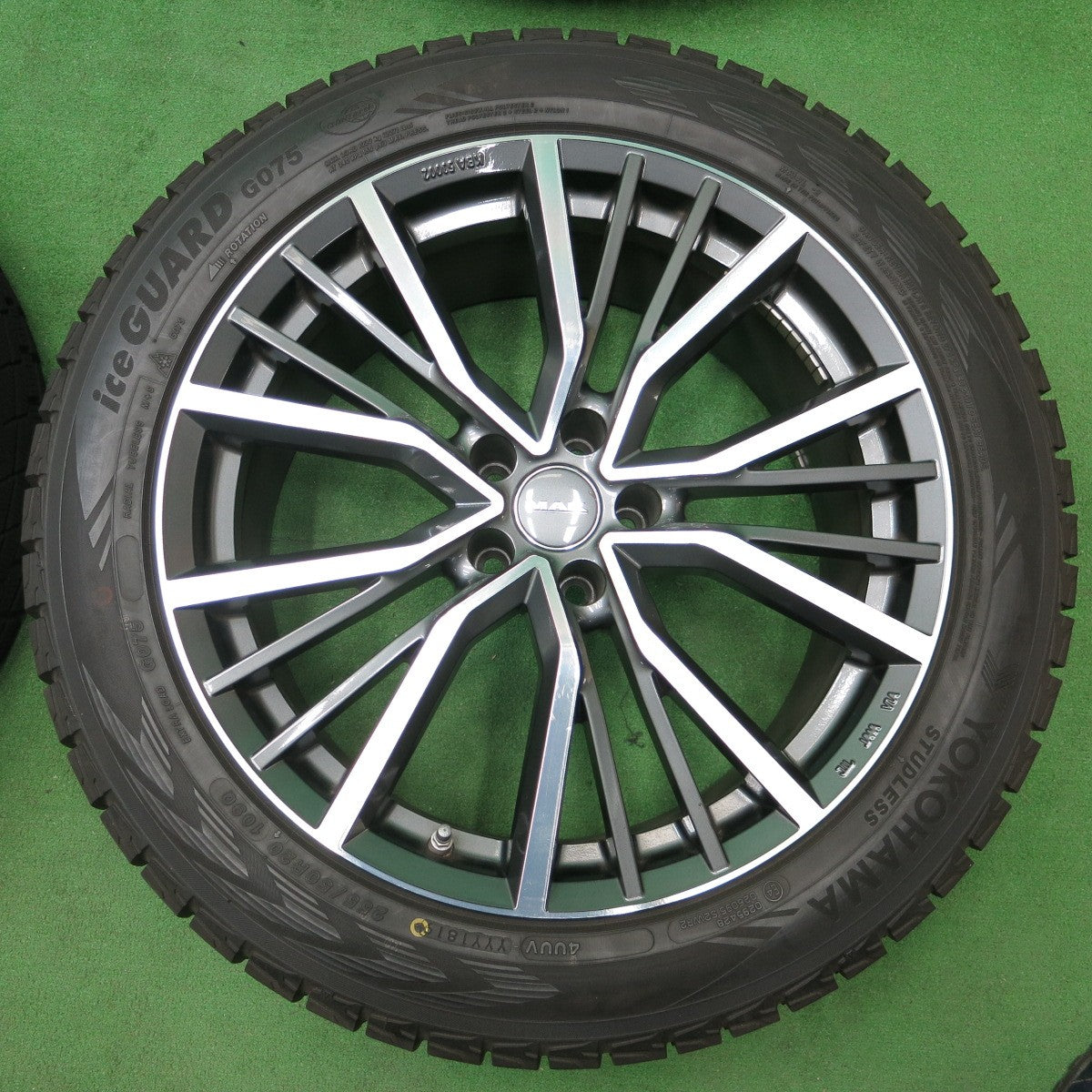 送料無料* バリ溝！9.5分☆ベンツ 等 MAK UNION 255/50R20