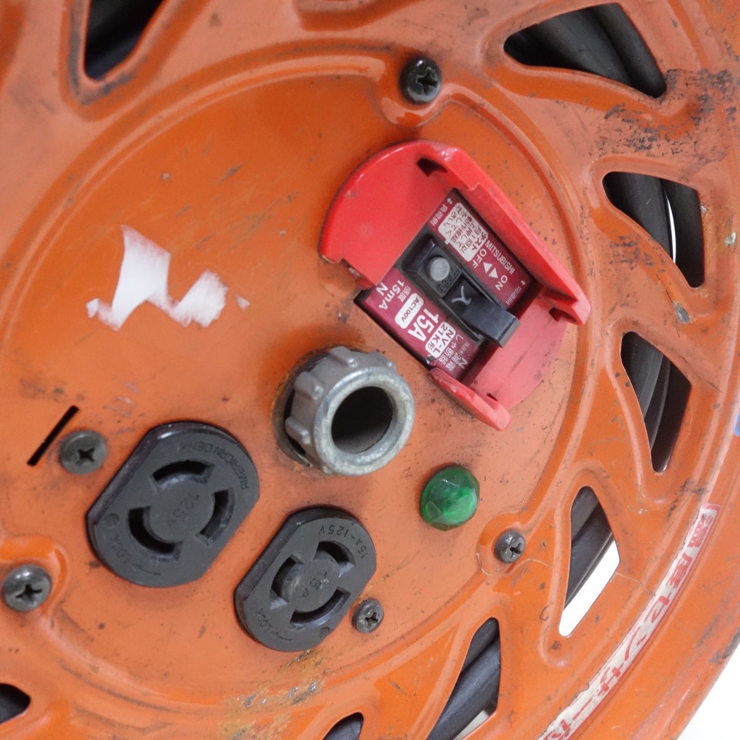 [送料無料] ◆日動 びっくリール 30m RND-EB30S コードリール 電工 ドラム 屋内用 オレンジ 100V◆