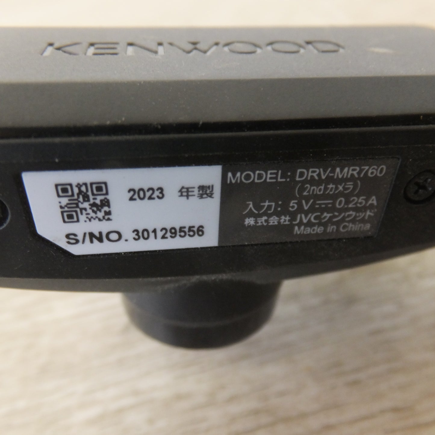 [送料無料] ジャンク★ケンウッド KENWOOD 前後撮影対応 2カメラドライブレコーダー DRV-MR760(120)★