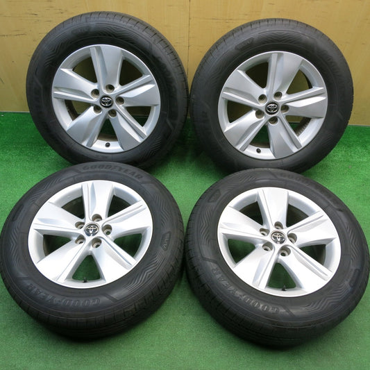 バリ溝！24年！キレイ！9.5分★トヨタ 60系 ハリアー 純正 225/65R17 グッドイヤー ASSURANCE MaxGuard SUV 17インチ PCD114.3/5H★5113021HAノ