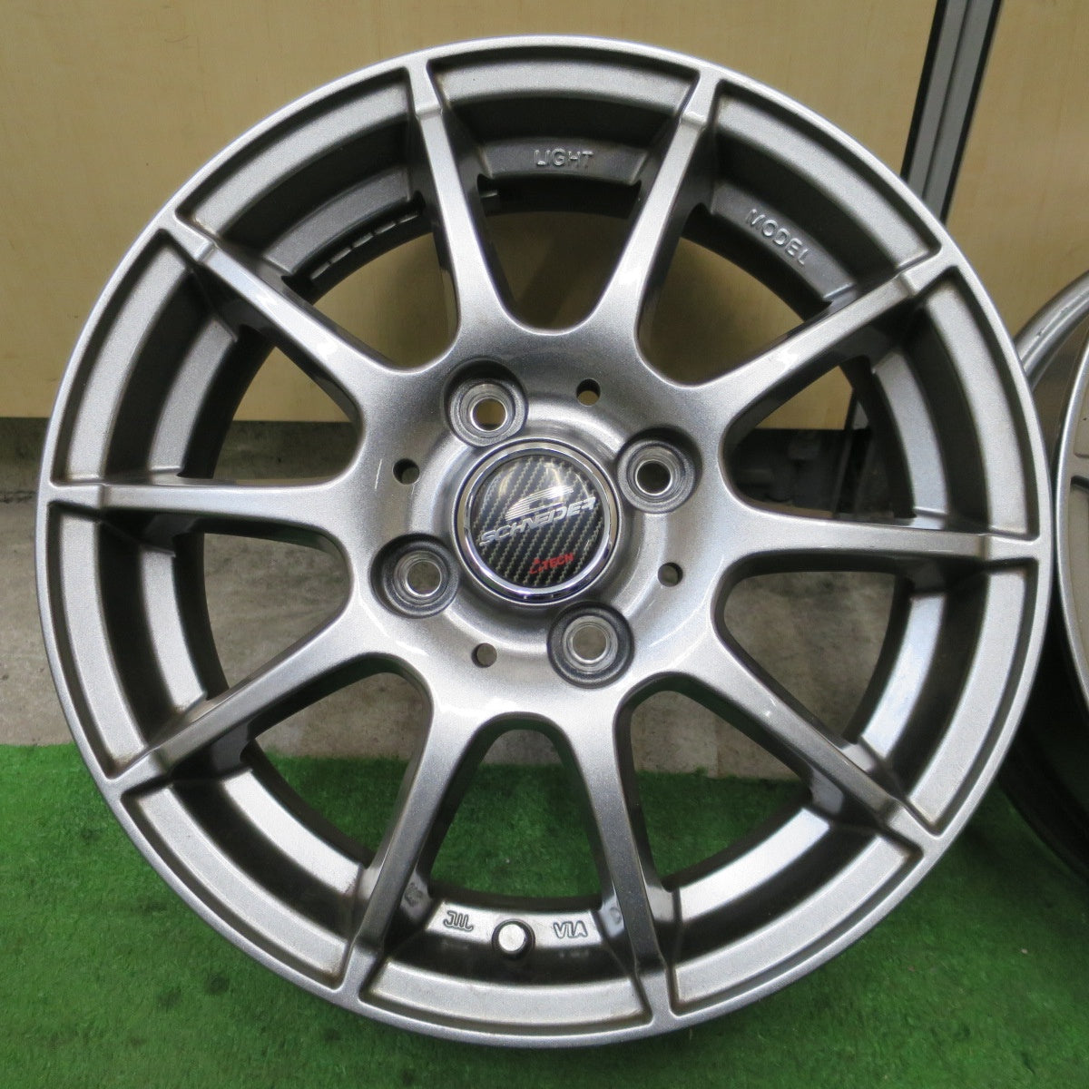 キレイ★SCHNEIDER ATECH 14インチ ホイール シュナイダー エーテック 14×4.5J PCD100/4H★6030905NGホ