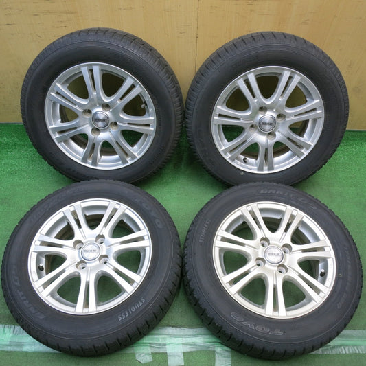 バリ溝！9分◎スタッドレス 175/65R14 トーヨー ガリット G5 REVERLINE リバーライン 14インチ PCD100/4H◎6100309HAス
