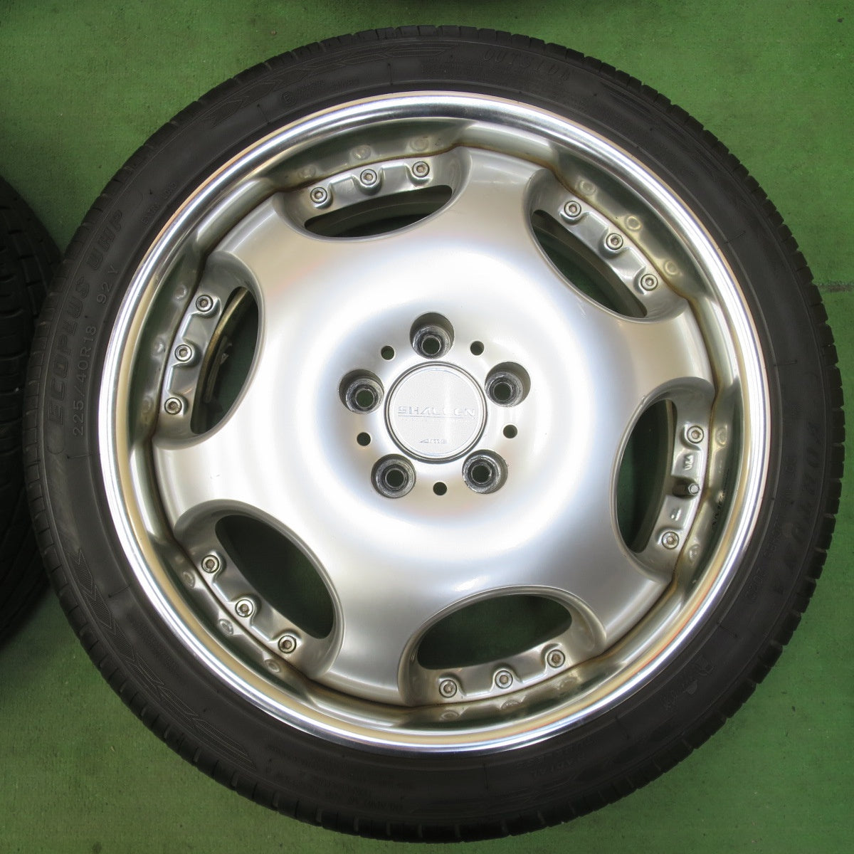 4本価格！22年★SHALLEN AME 225/40R18 フォーチュナ エコプラス UHP 18インチ シャレン PCD114.3/5H★5050811イノ
