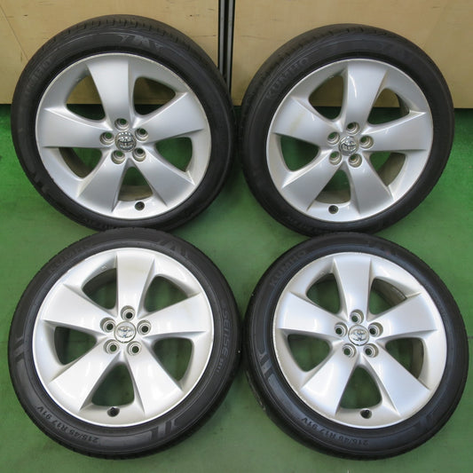 バリ溝！9.5分★トヨタ 30系 プリウス S G ツーリング 純正 215/45R17 クムホ ECO SENSE SE11 17インチ PCD100/5H★5092916イノ