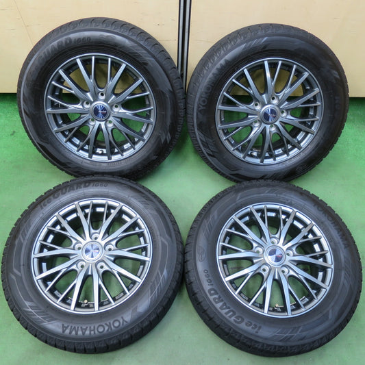 バリ溝！22年！キレイ！8.5分★スタッドレス 195/65R15 ヨコハマ アイスガード iG60 ravrion RM01 ラブリオン 15インチ PCD114.3/5H★5100605イス