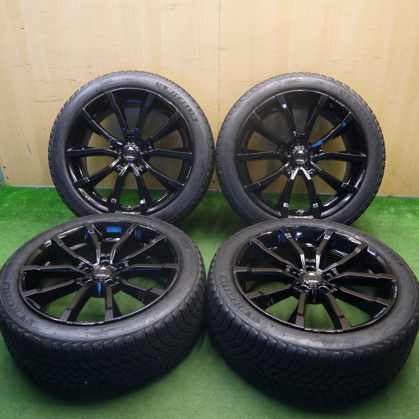 キレイ★RAYS HFULLCROSS HC RV5 245/45R20 スタッドレス ミシュラン X-ICE SNOW SUV 20インチ レイズ フルクロス PCD114.3/5H★6040601Hス