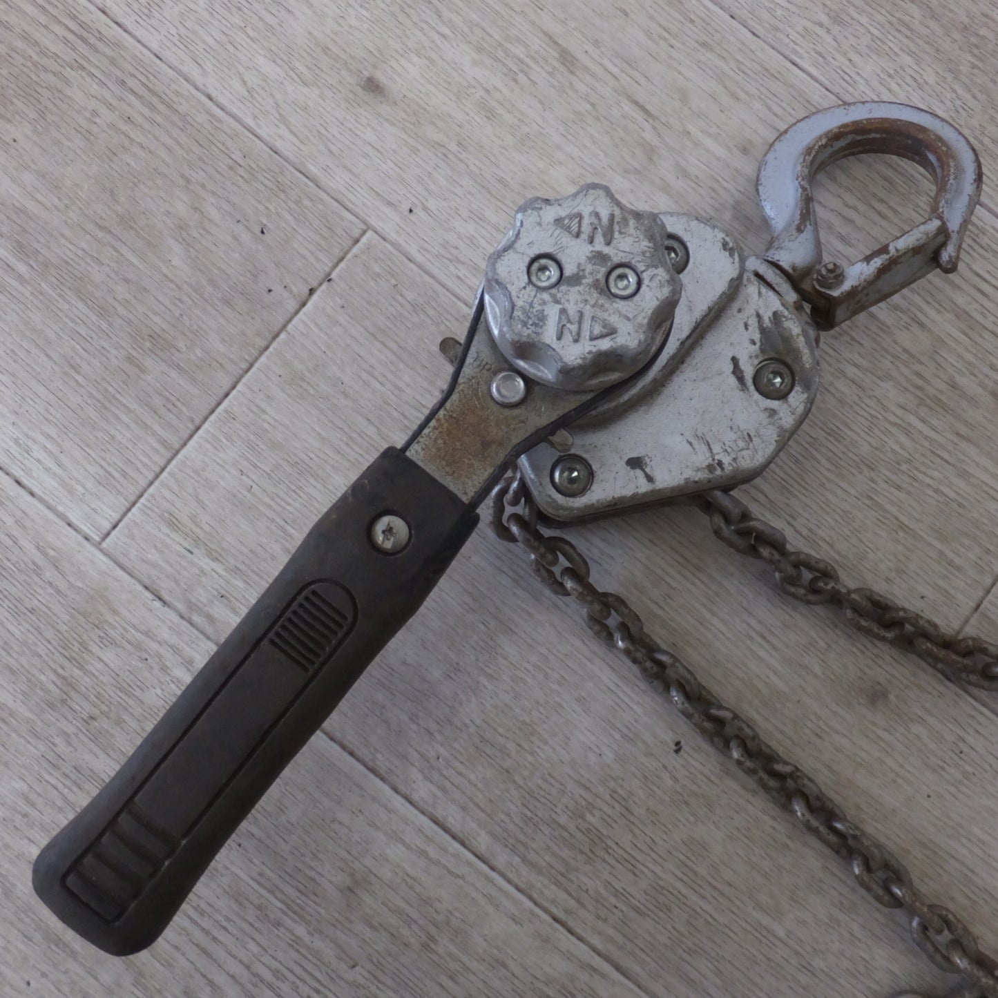 [送料無料] ★キトー KITO レバーブロック LX005 LX1B 0.5t　CHAIN V-4.3×12.0mm　手引力 31kg 0.5t(1)★