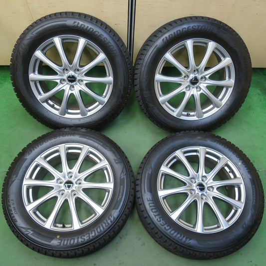 バリ溝！22年！キレイ！9.5分★スタッドレス 235/60R18 ブリヂストン ブリザック DM-V3 Exsteer エクスター 18インチ PCD114.3/5H★5092003イス
