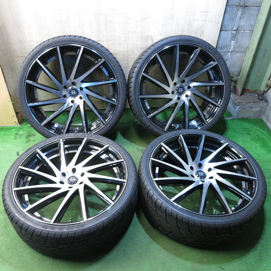 *送料無料* バリ溝!21年!ほぼ10分★BLADE ブレイド 295/30R26 フルラン HS299 PCD139.7/6H キャデラック エスカレード 等★4021602クノ
