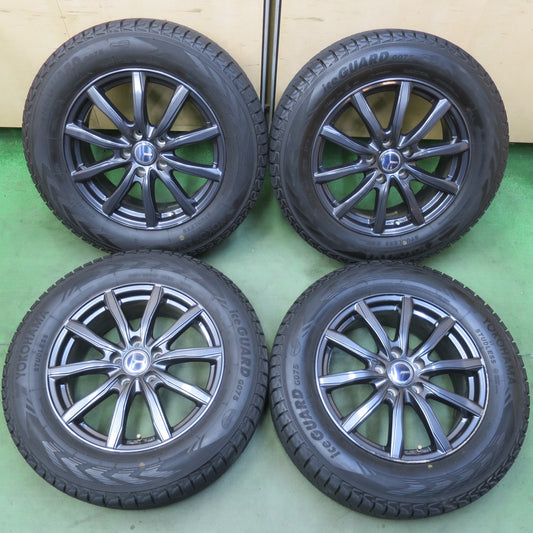 キレイ◎スタッドレス 225/65R17 ヨコハマ アイスガード G075 D.O.S. DOS 17インチ PCD114.3/5H◎6072301イス