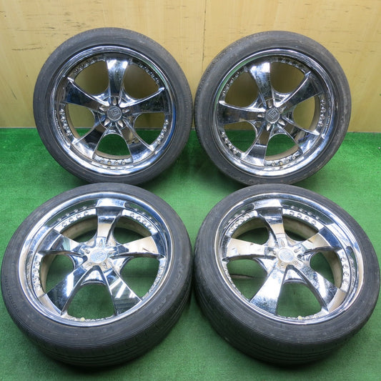 4本価格★WORK LS105 245/40R20 ロードストーン N'FERA SU5 20インチ ワーク PCD114.3/5H★5041508TNノ