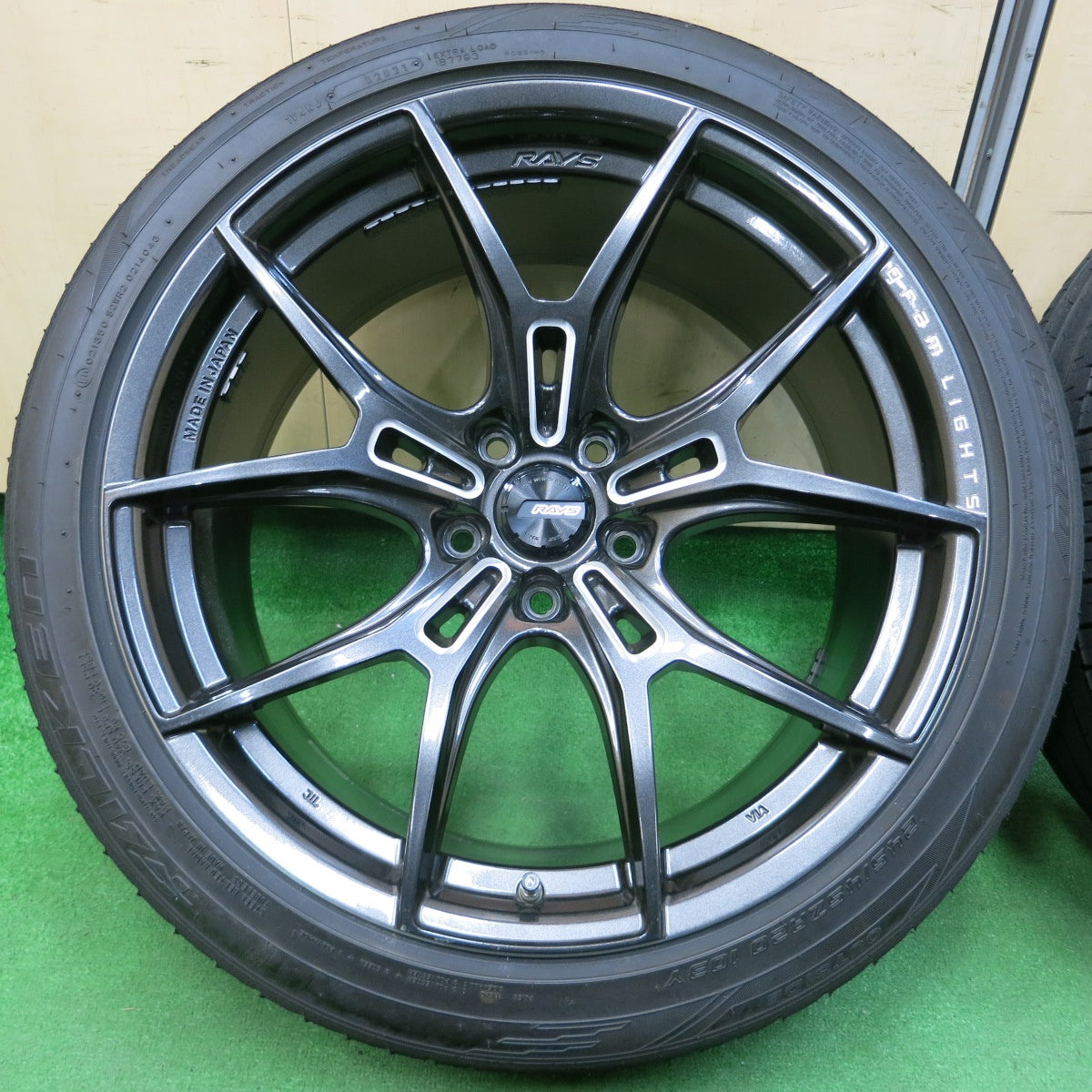 *送料無料* キレイ！センサー付★レクサス等 RAYS gram LIGHTS GL-57FXZ 245/45R20 275/40R20 ファルケン FK510 レイズ PCD120/5H★4031508イノ