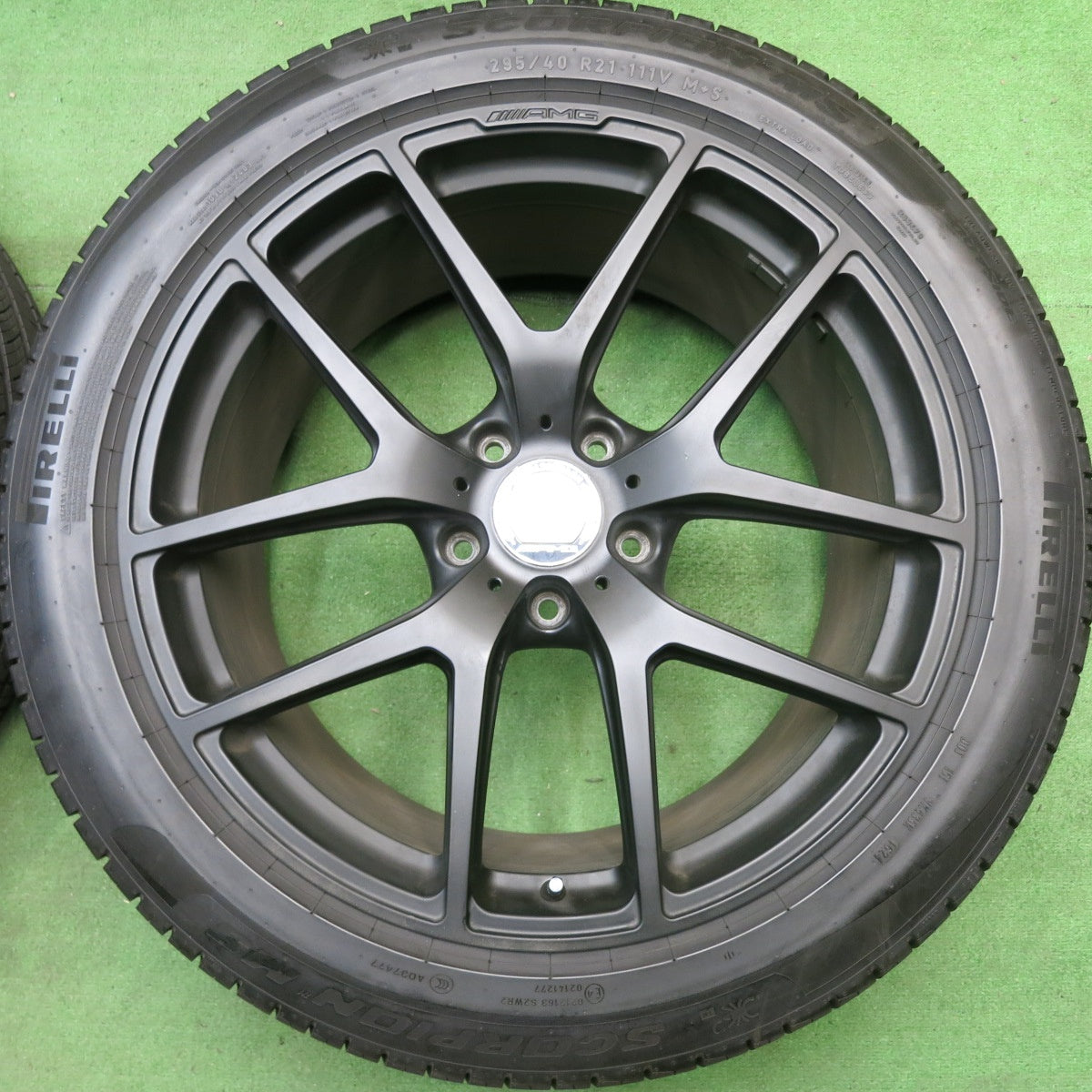 バリ溝！24年！9.5分★ベンツ Gクラス W463 G63 エディション463 純正 AMG 295/40R21 ピレリ スコーピオン MS 21インチ PCD130/5H★6050207HAノ