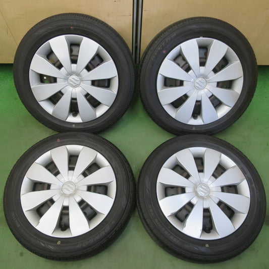 バリ溝！23年！8.5分★スズキ ワゴンR 純正 155/65R14 ダンロップ EC202 14インチ PCD100/4H★6052205イノ