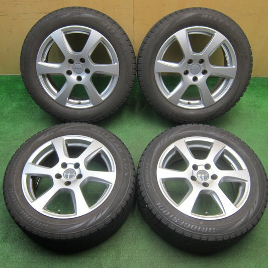 4本★FIAT フィアット等 MAK VINCI 215/55R17 スタッドレス ブリヂストン ブリザック VRX ヴィンチー PCD110/5H★5031403TNス