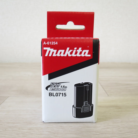 [送料無料] 未使用◇マキタ 純正 7.2V 1.5Ah リチウム イオン バッテリー BL0715 A-61254 makita LITHIUM-ION◇