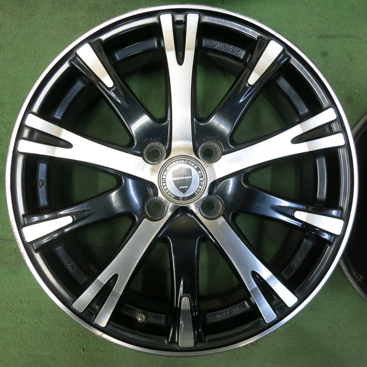 4本価格★WORK SCHWERT SC4 16インチ ホイール 16×5.5JJ ワーク シュバート PCD100/4H★5061907SYホ
