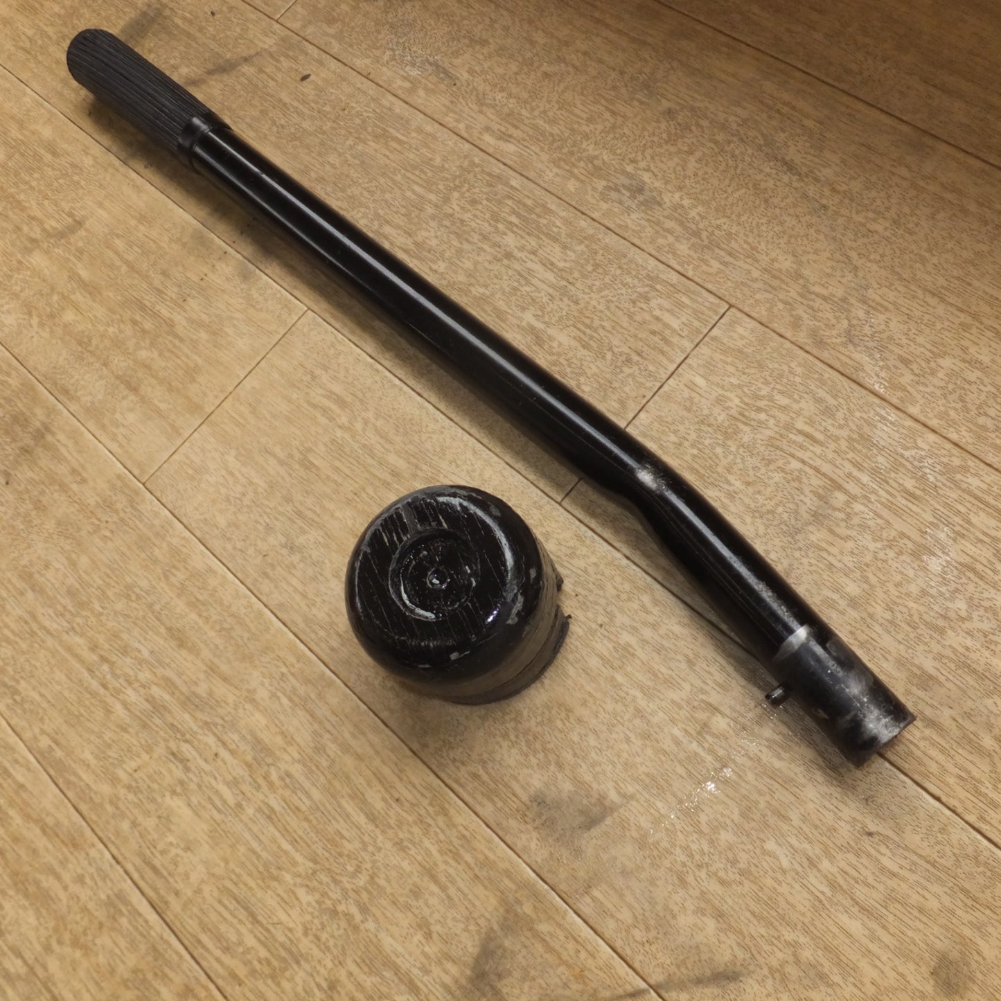[送料無料] ジャンク★中央自動車工業 TOMEX 油圧式フロアージャッキ FJ4900 2TON　リフト 130mm-320mm★