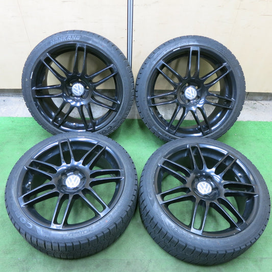 4本価格★ワーゲン 等 225/40R18 スタッドレス ナンカン CORSAFA EMN 社外 アルミ 18インチ PCD100/5H★6012003ナス