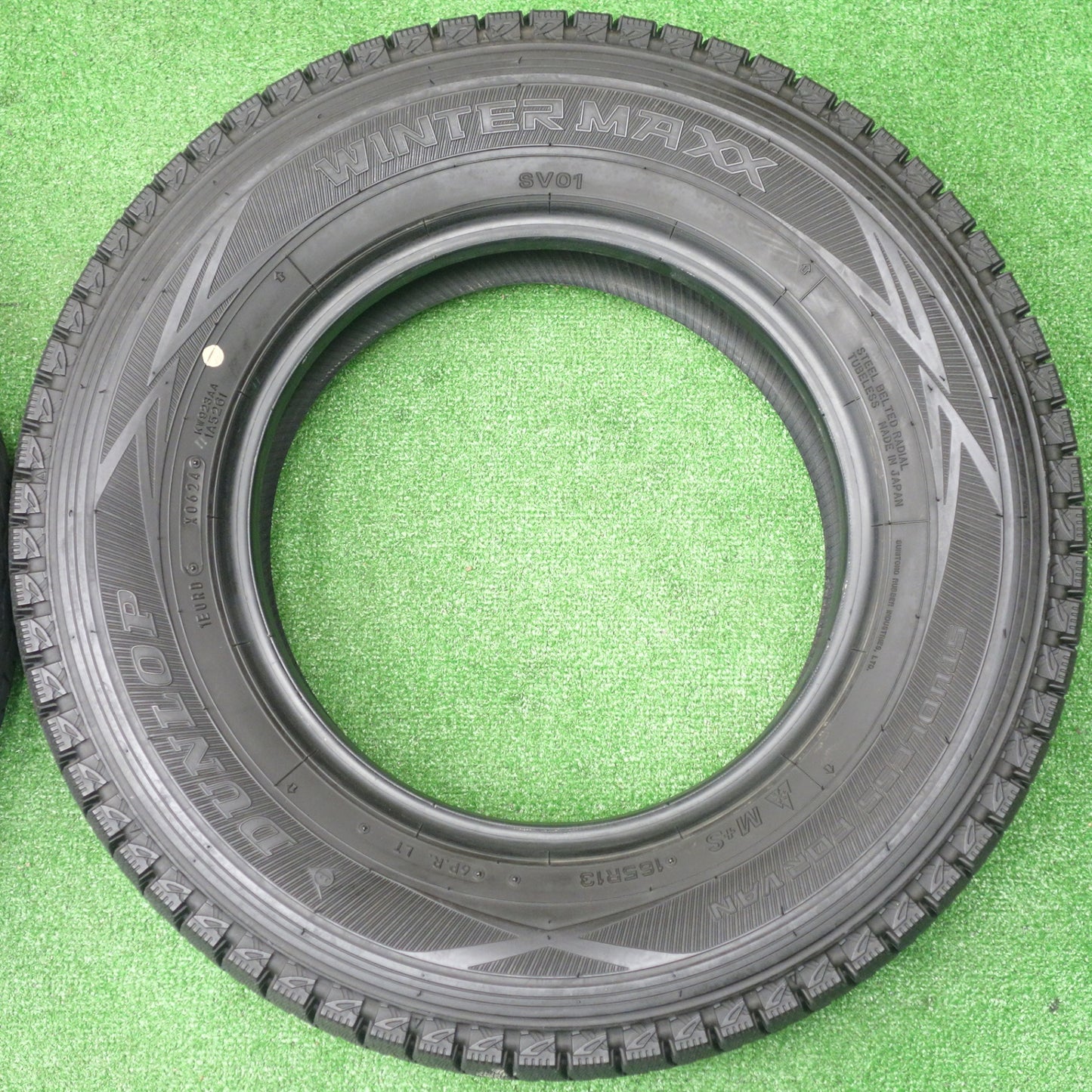 超バリ溝！24年！ほぼ10分★スタッドレス 165R13 6PR ダンロップ ウインターマックス SV01 タイヤ 13インチ タウンエース プロボックス サクシード 等★6010504KTスタ