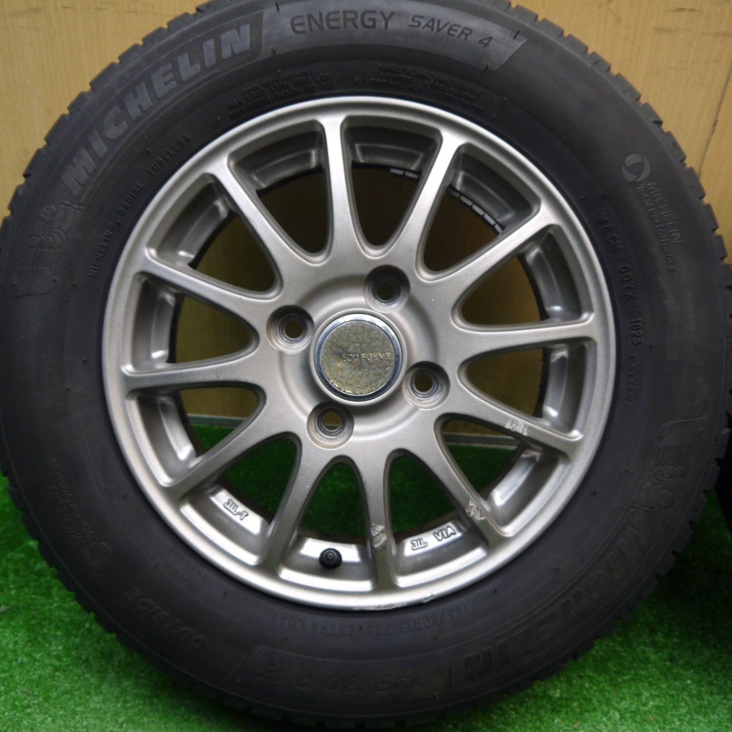 4本価格！23年★145/80R13 ミシュラン エナジーセイバー4 ECO FORME エコフォルム 13インチ PCD100/4H★5110707Hノ