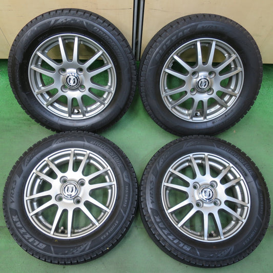 バリ溝！23年！9分★スタッドレス 155/65R13 ブリヂストン ブリザック VRX3 NIRVANA NV ニルバーナ ニルヴァーナ 13インチ PCD100/4H★5092911イス