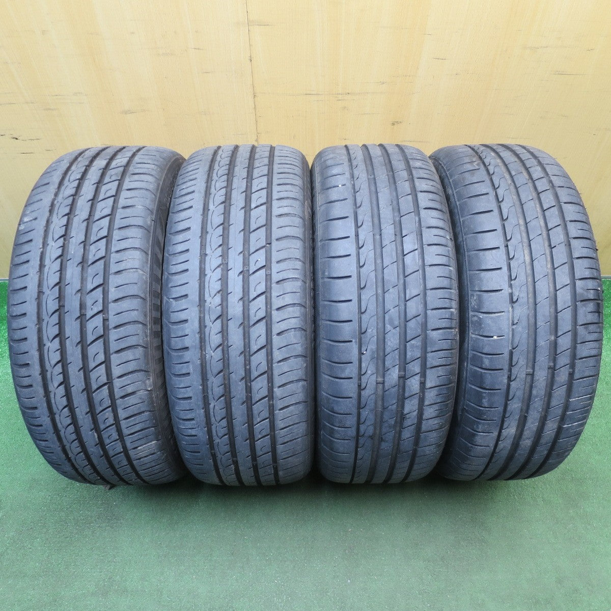 バリ溝！22年！8.5分★レガシィ 等 225/50R17 レーダー Dimax R8+ ミネルバ ラジアル F205 R racing Rレーシング 17インチ PCD100/5H★6032403NJノ