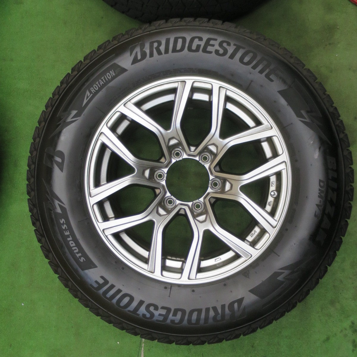 バリ溝！21年！キレイ！9.5分★スタッドレス 265/65R17 ブリヂストン ブリザック DM-V3 KAZERA H301 カゼラ 17インチ PCD139.7/6H★5112105TTス